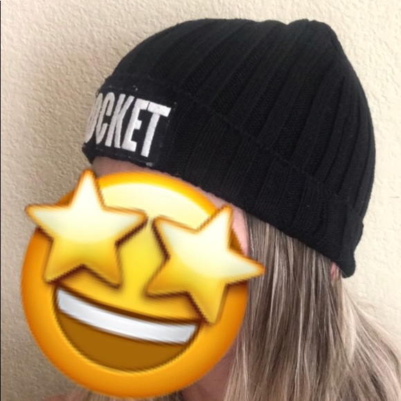 MSGM Kids Black ‘ROCKET’ Beanie - Picture 3 of 3